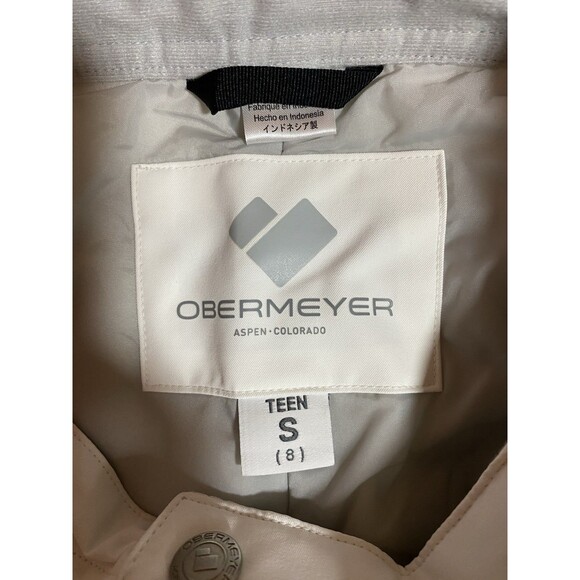 NWT Obermeyer Girl’s Small (8) Brooke Snow Pants White - Picture 3 of 7
